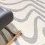 Tapis rond design avec effet relief NAYA - AFKliving
