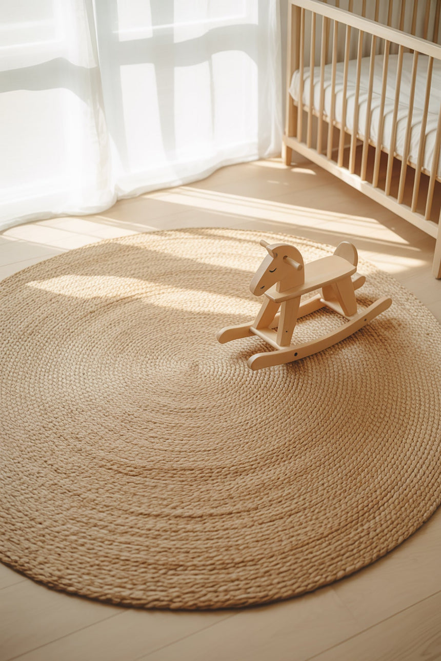 Tapis rond en jute NATURA - AFKliving