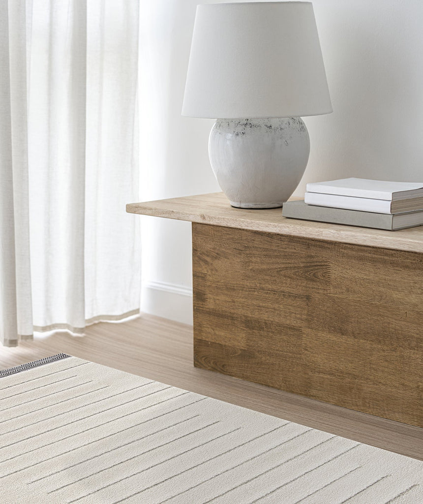 Tapis sculpté très doux de style ethnique ALIGNE - AFKliving