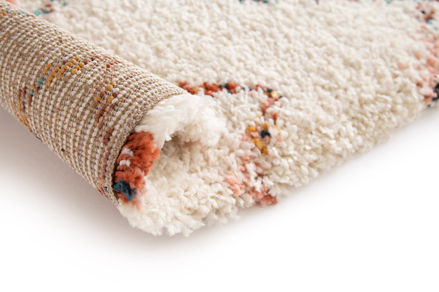 Tapis shaggy design doux et volumineux HARLEQUIN - AFKliving