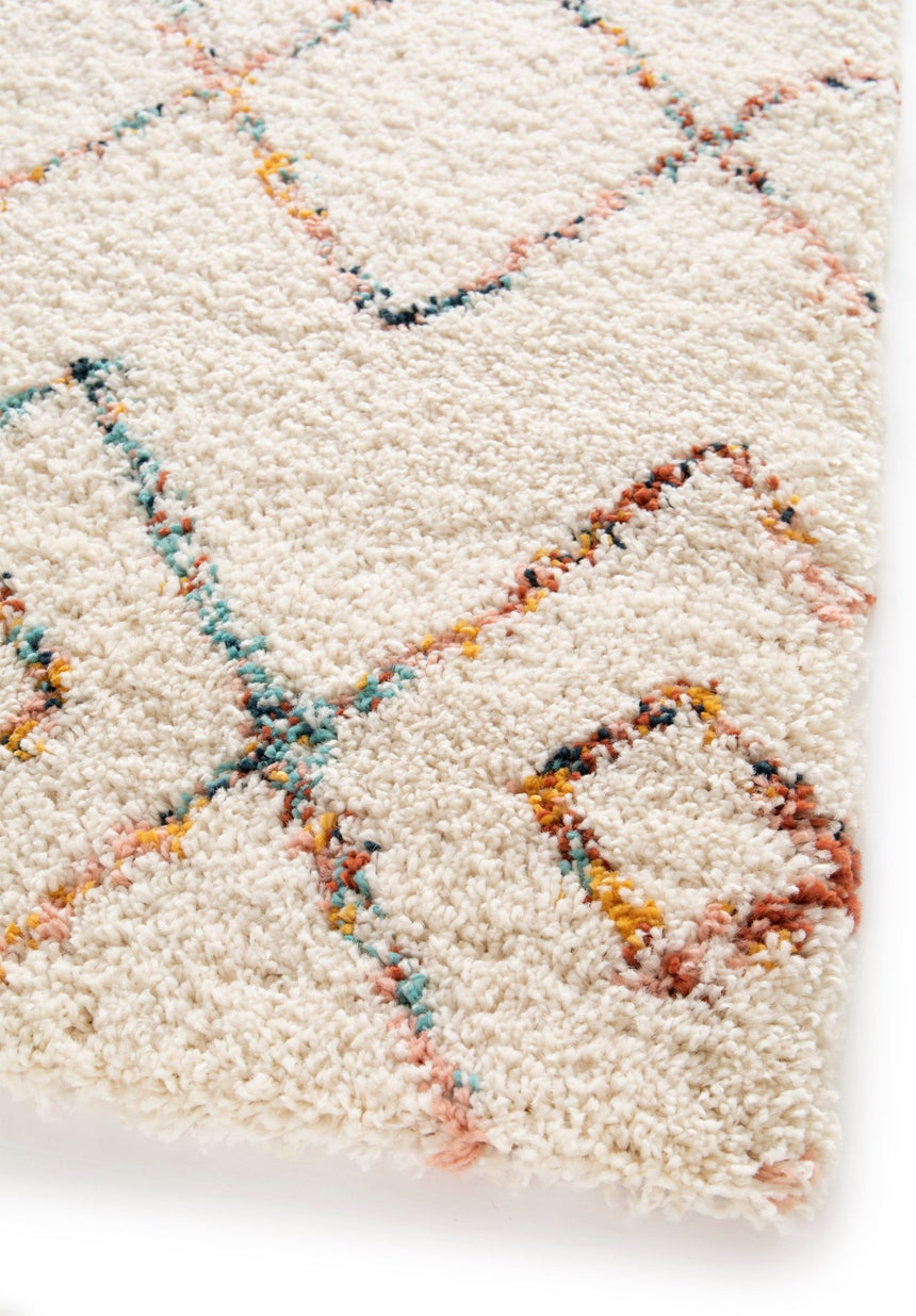Tapis shaggy design doux et volumineux HARLEQUIN - AFKliving