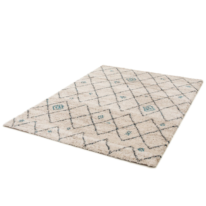 Tapis shaggy épais et confortable style ethnique DIAMOND - AFKliving