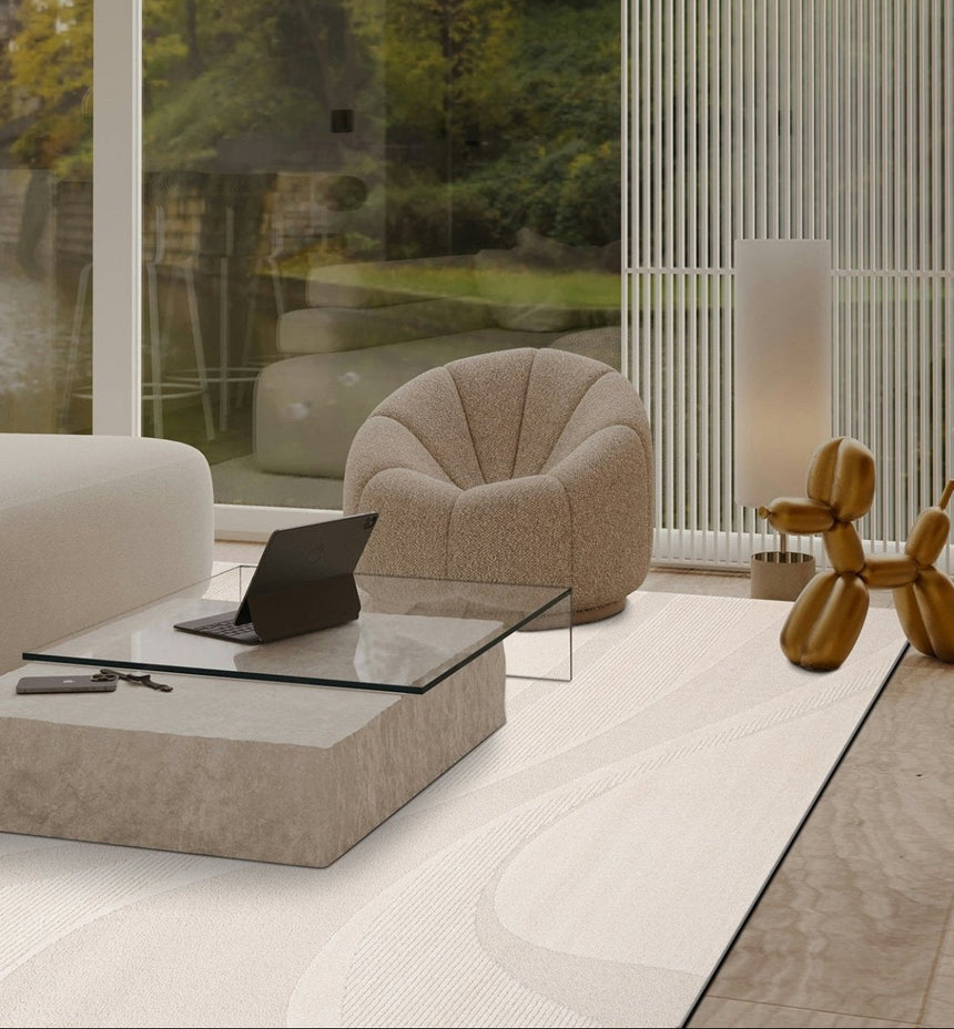 Tapis très doux et graphique NUDE - AFKliving