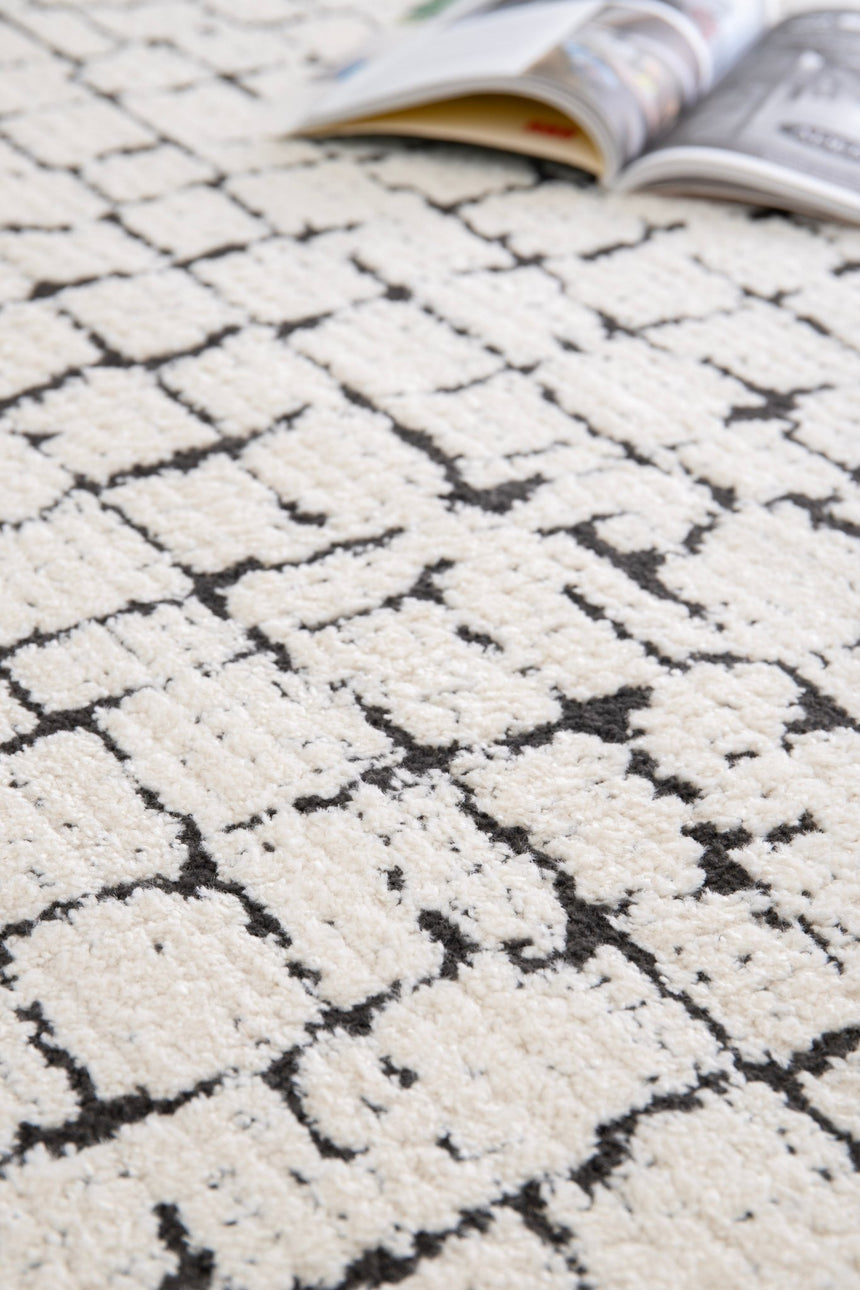 Tapis ultra doux effet sculpté OBSIDIAN - AFKliving