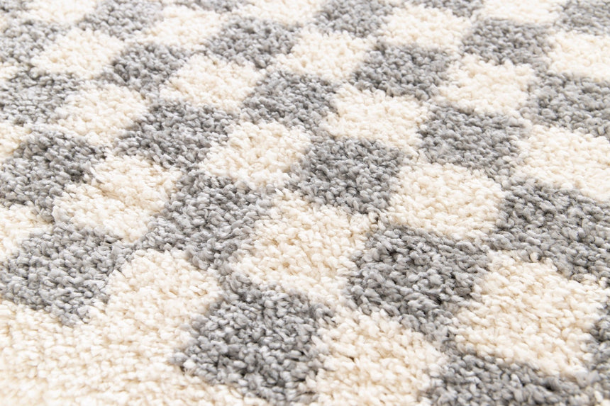 Tapis à poil haut doux et confortable CHECKERS - AFKliving