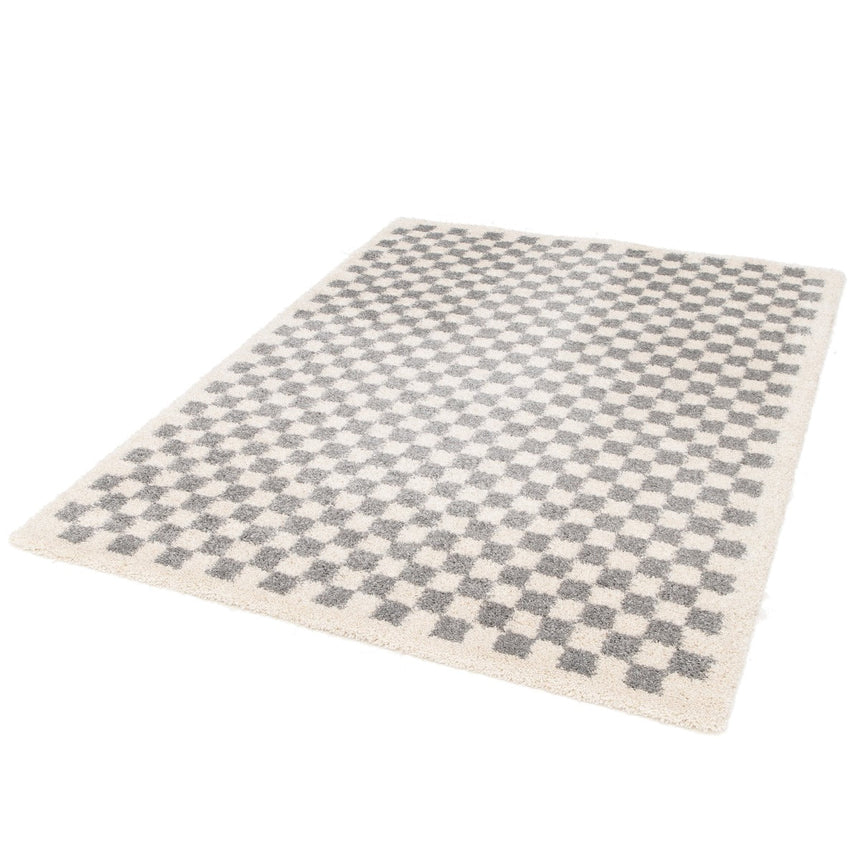 Tapis à poil haut doux et confortable CHECKERS - AFKliving