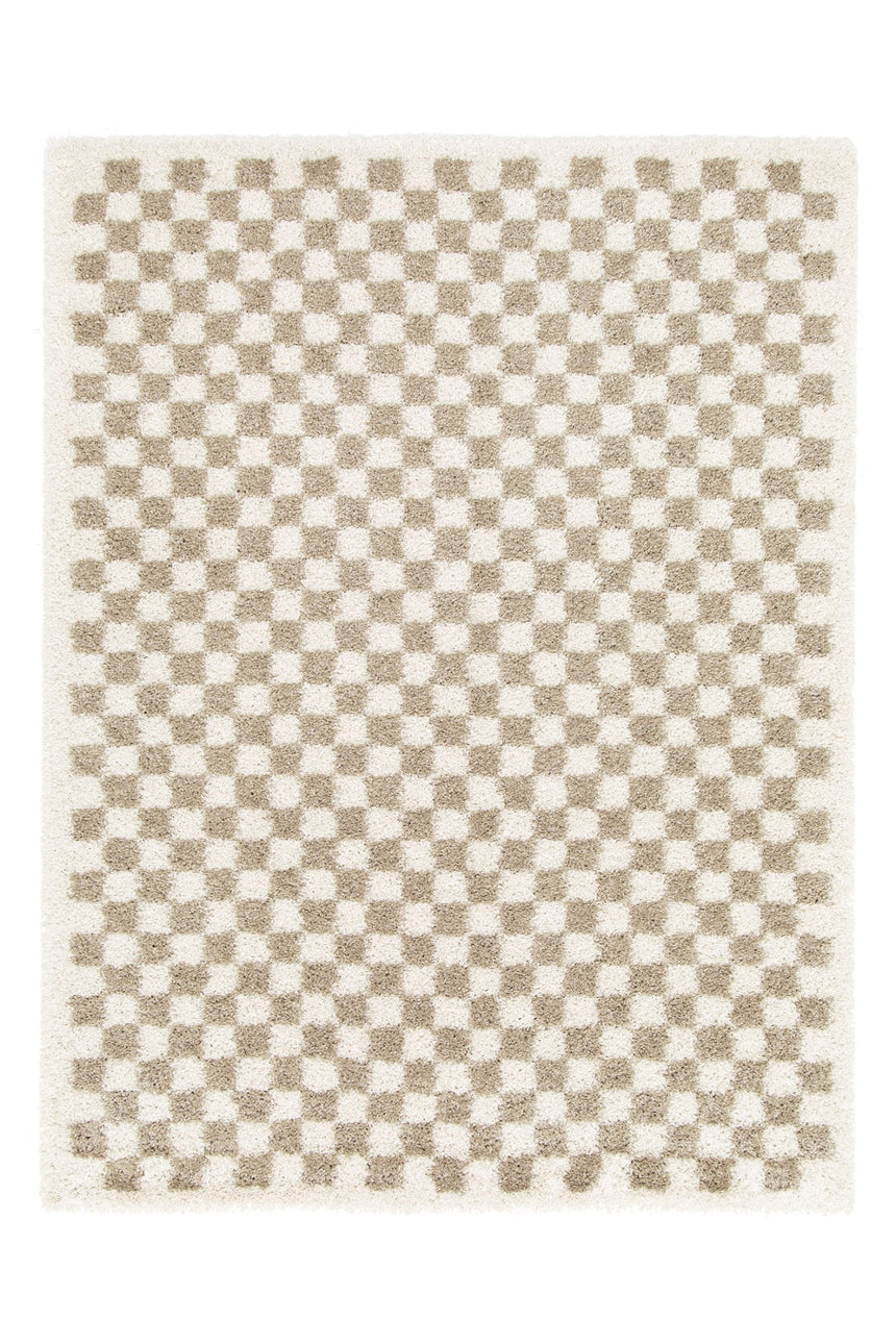 Tapis à poil haut doux et confortable CHECKERS - AFKliving