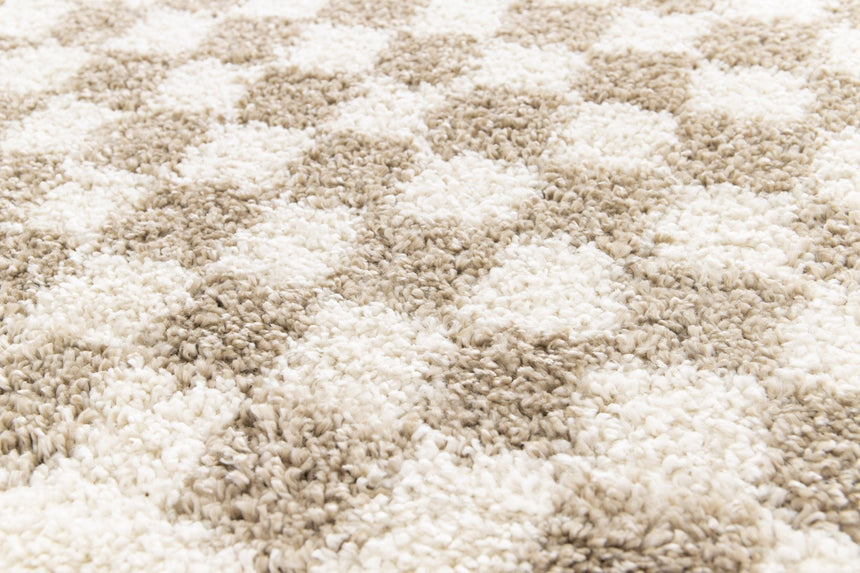 Tapis à poil haut doux et confortable CHECKERS - AFKliving