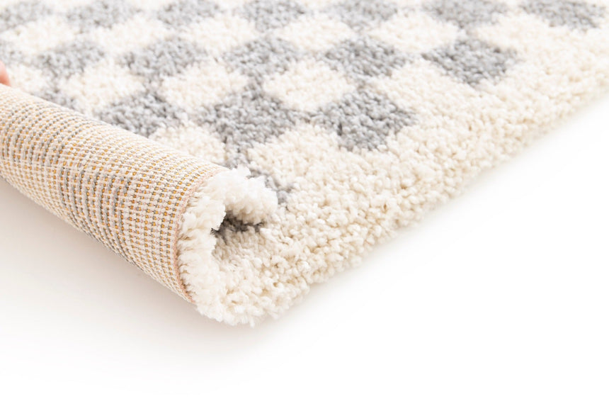 Tapis à poil haut doux et confortable CHECKERS - AFKliving