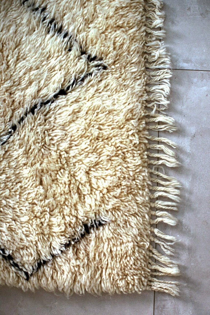 Tapis berbere authentique en laine Cherratin - AFKliving