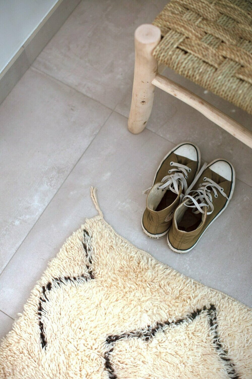 Tapis berbere authentique en laine Cherratin - AFKliving