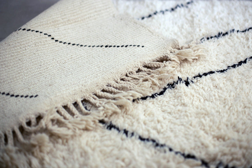 Tapis berbere authentique en laine Mamounia - AFKliving