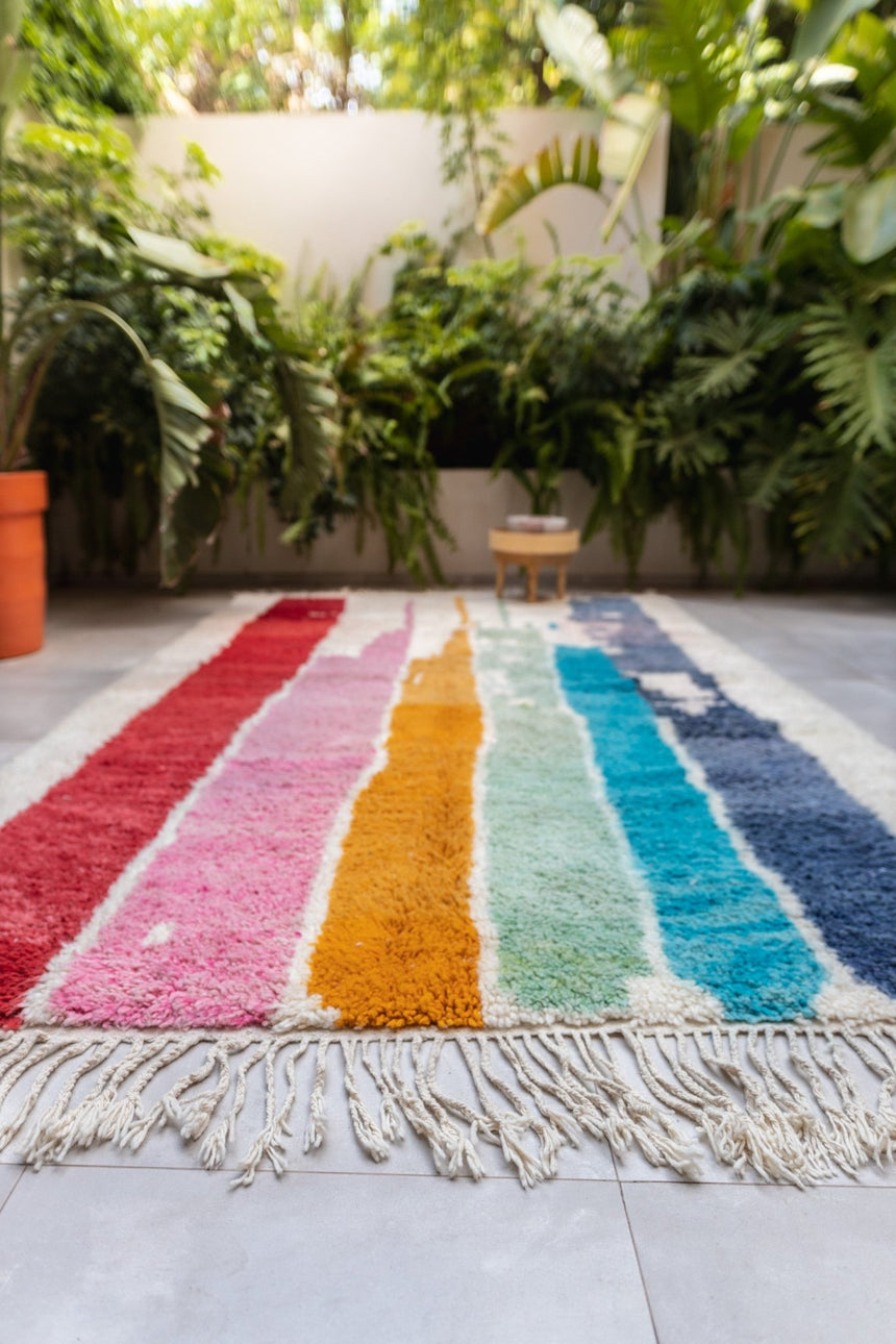 Tapis berbere authentique marocain laine Bled - AFKliving