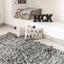Tapis berbere authentique marocain laine gris Jemaa - AFKliving