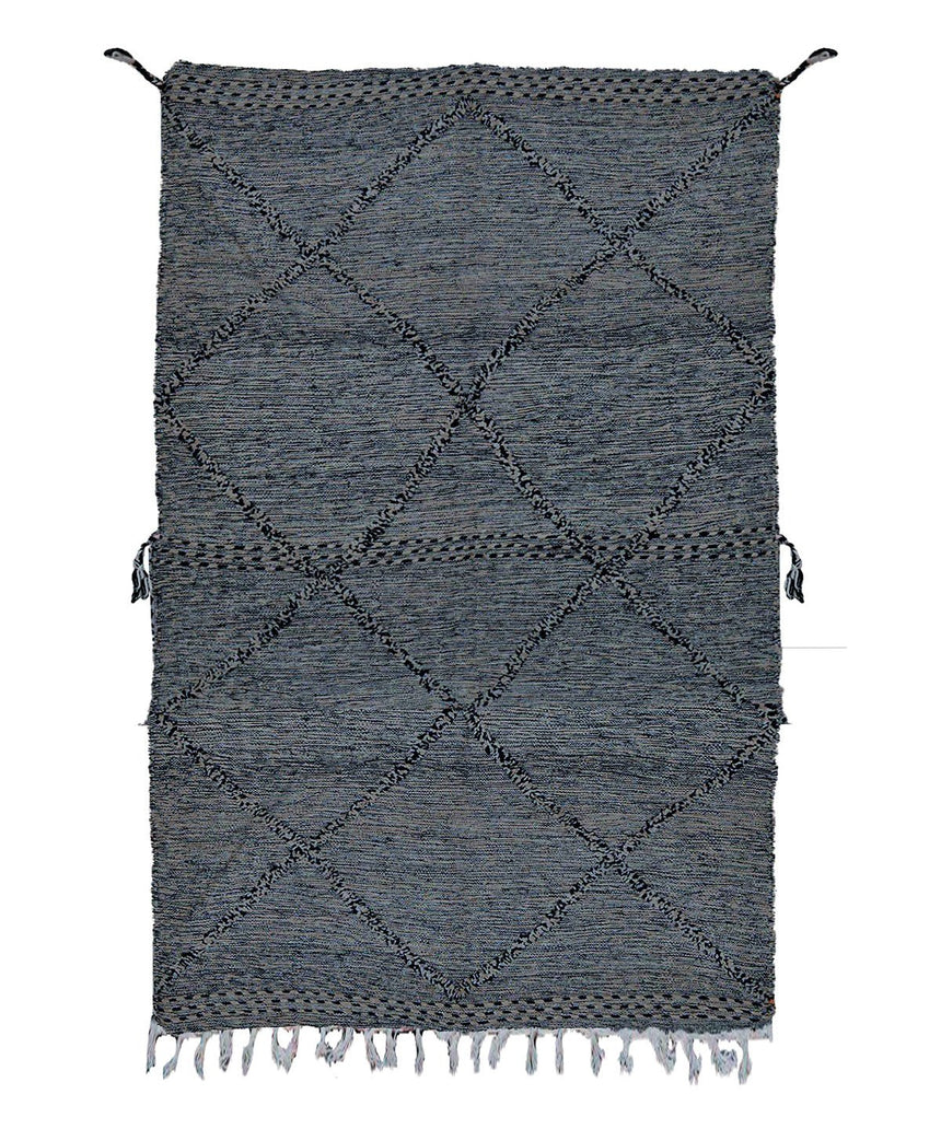 Tapis berbere authentique marocain laine gris Souk - AFKliving