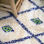 Tapis berbere authentique marocain laine Majorelle - AFKliving