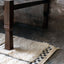 Tapis berbere authentique marocain laine noir blanc Elbadi - AFKliving