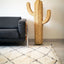 Tapis berbere authentique marocain laine noir blanc Kasbah - AFKliving