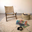 Tapis berbere authentique marocain laine noir blanc Menara - AFKliving