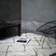 Tapis berbere authentique marocain laine noir blanc Riad - AFKliving