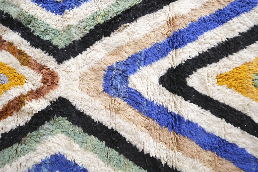 Tapis Berbere marocain pure laine 100 x 150 cm - AFKliving