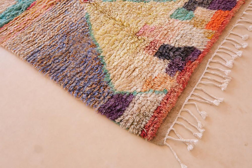 Tapis Berbere marocain pure laine 113 x 181 cm - AFKliving