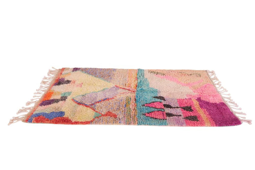 Tapis Berbere marocain pure laine 113 x 181 cm - AFKliving