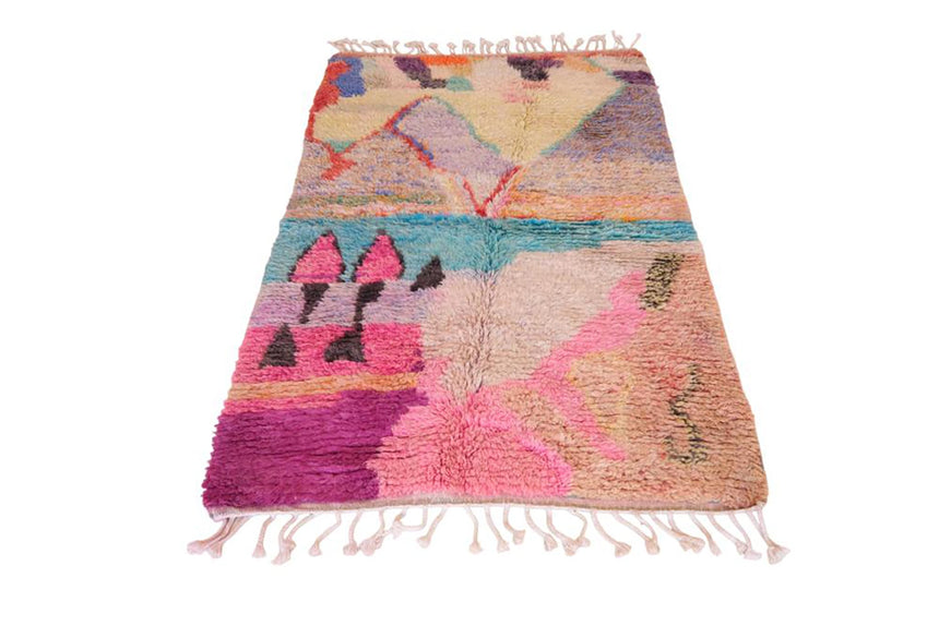 Tapis Berbere marocain pure laine 113 x 181 cm - AFKliving