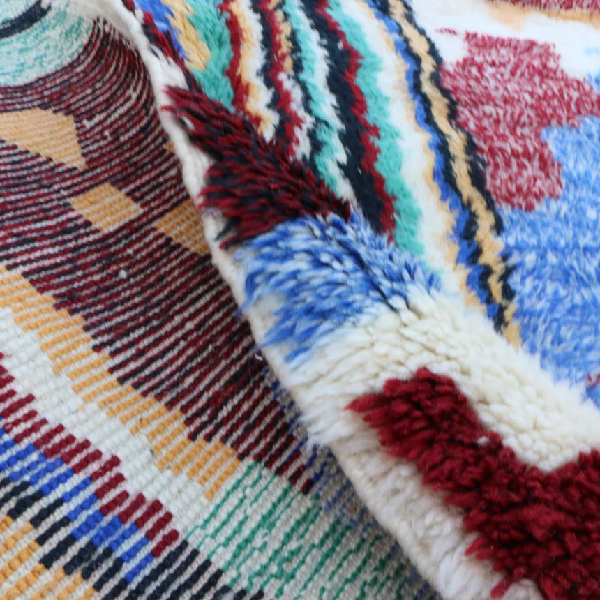 Tapis Berbere marocain pure laine 113 x 189 cm - AFKliving