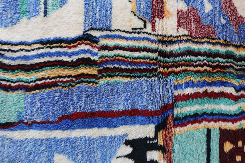 Tapis Berbere marocain pure laine 113 x 189 cm - AFKliving