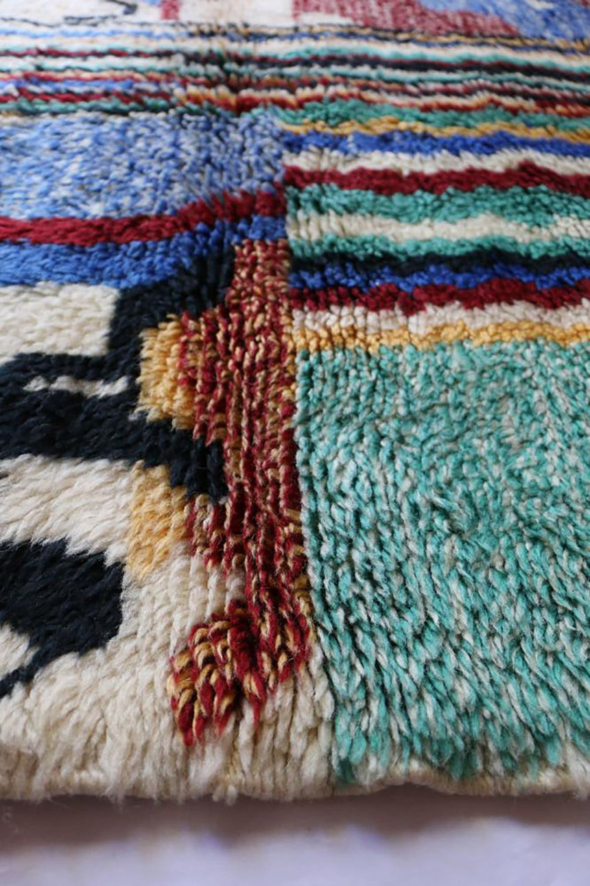 Tapis Berbere marocain pure laine 113 x 189 cm - AFKliving