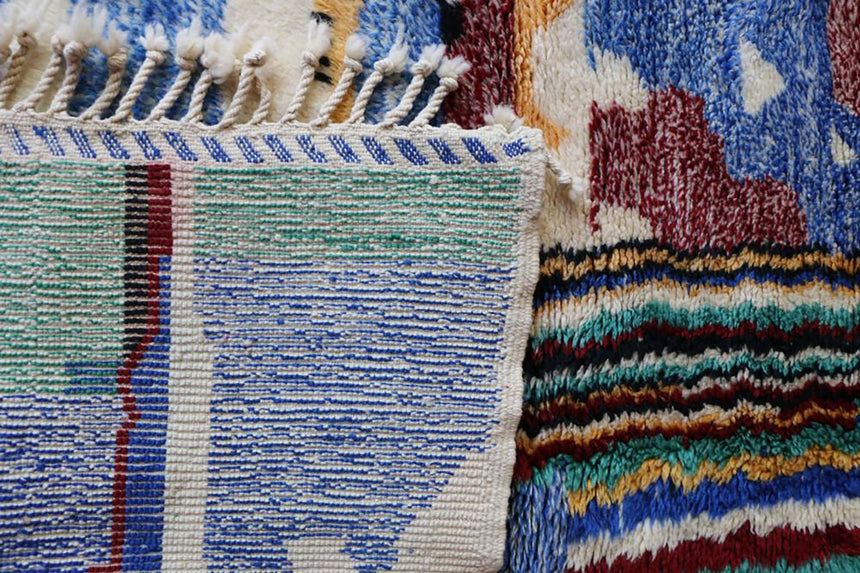 Tapis Berbere marocain pure laine 113 x 189 cm - AFKliving