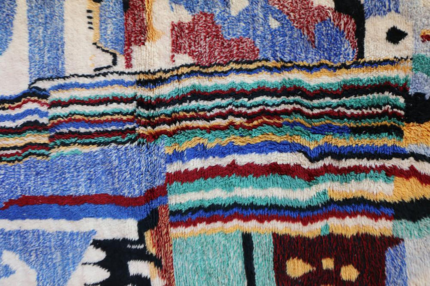 Tapis Berbere marocain pure laine 113 x 189 cm - AFKliving