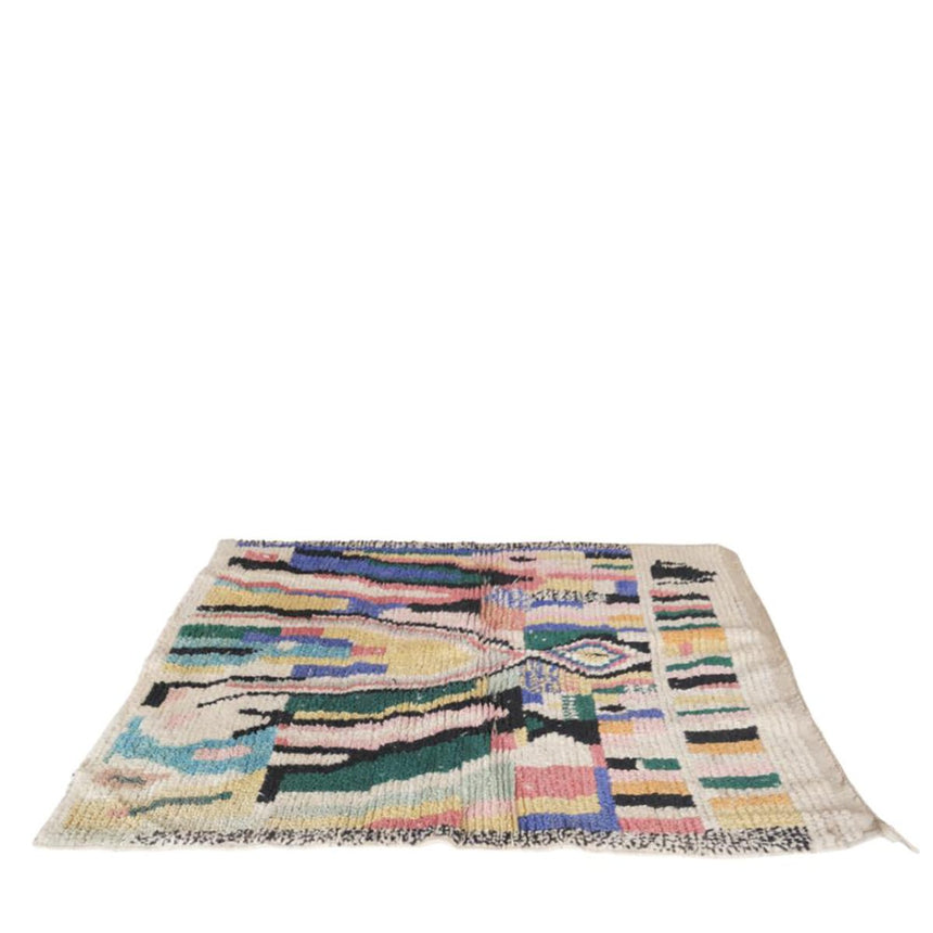 Tapis Berbere marocain pure laine 116 x 168 cm VENDU - AFKliving