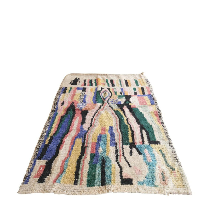 Tapis Berbere marocain pure laine 116 x 168 cm VENDU - AFKliving