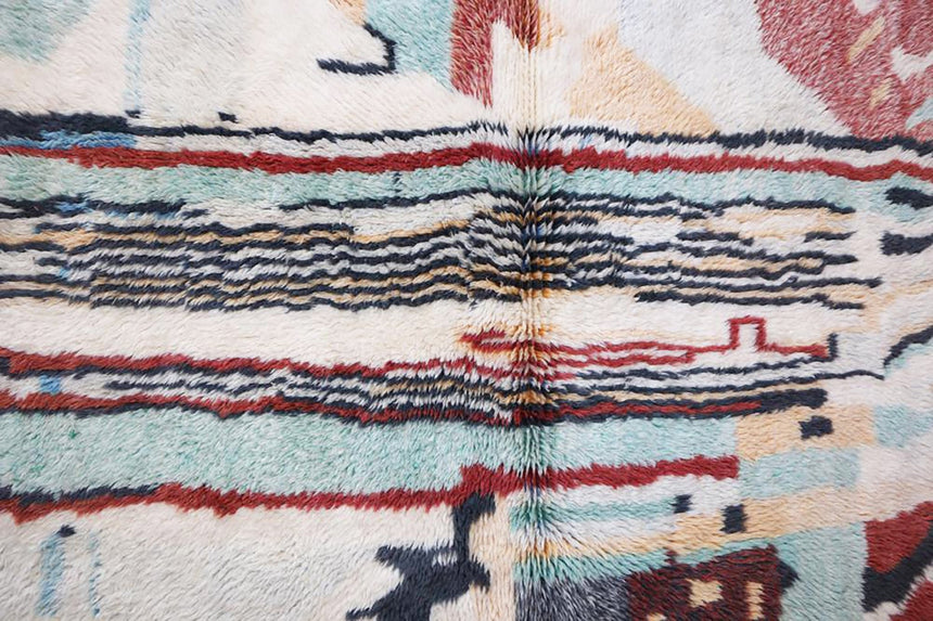 Tapis Berbere marocain pure laine 119 x 171 cm - AFKliving
