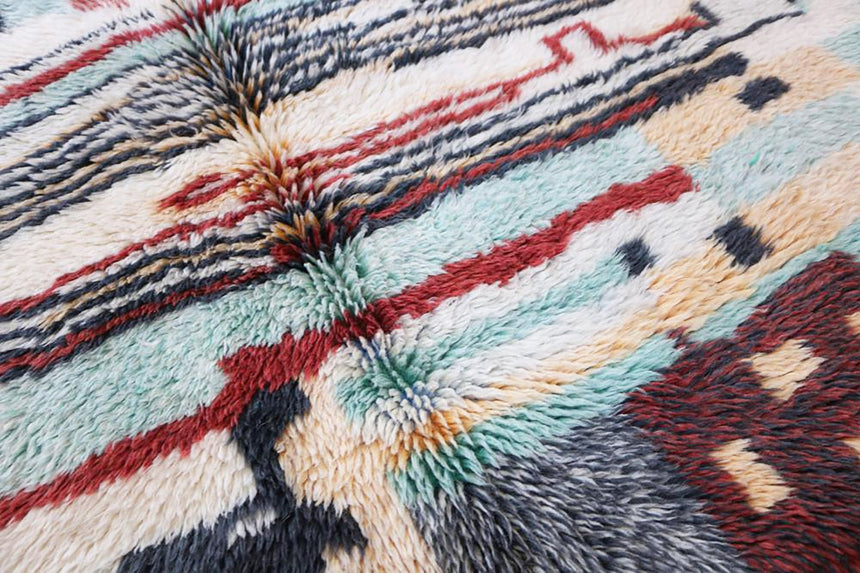 Tapis Berbere marocain pure laine 119 x 171 cm - AFKliving