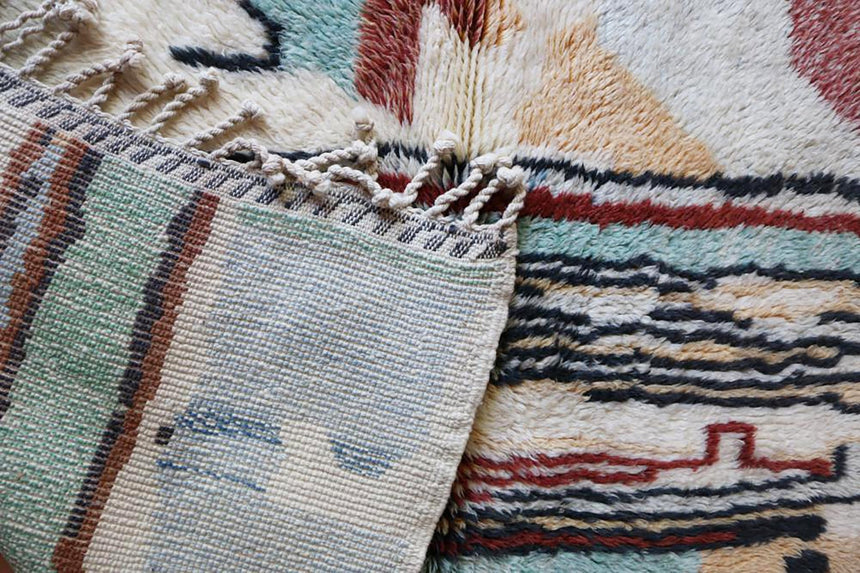 Tapis Berbere marocain pure laine 119 x 171 cm - AFKliving