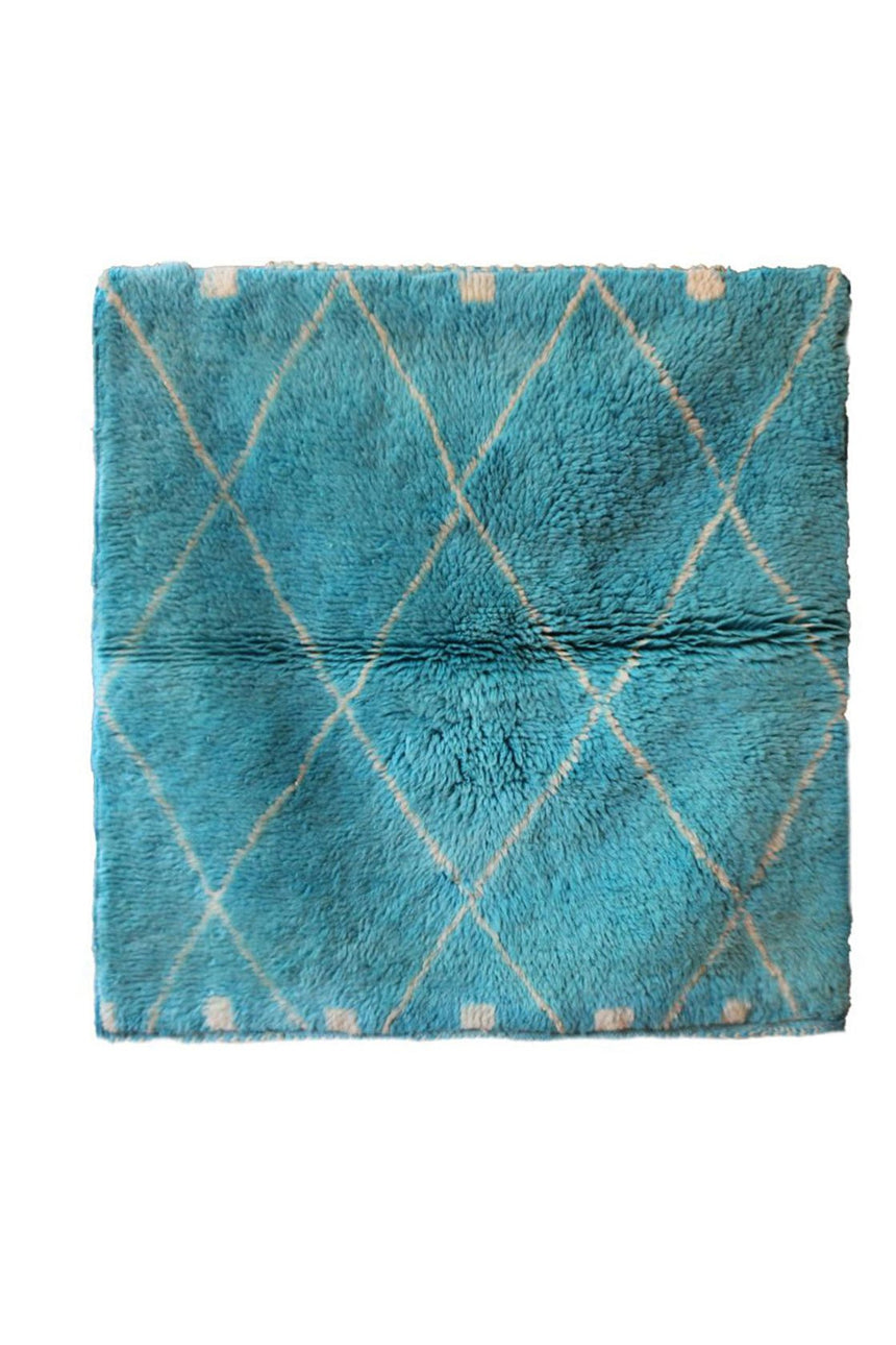 Tapis Berbere marocain pure laine 120 x 123 cm - AFKliving