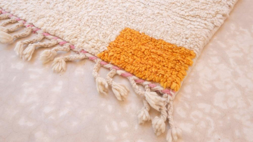 Tapis Berbere marocain pure laine 121 x 249 cm - AFKliving