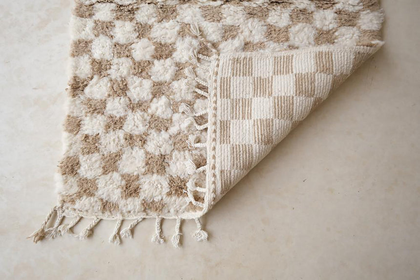 Tapis Berbere marocain pure laine 122 x 163 cm - AFKliving