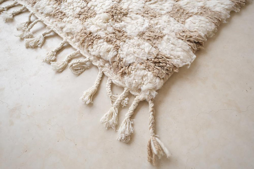 Tapis Berbere marocain pure laine 122 x 163 cm - AFKliving