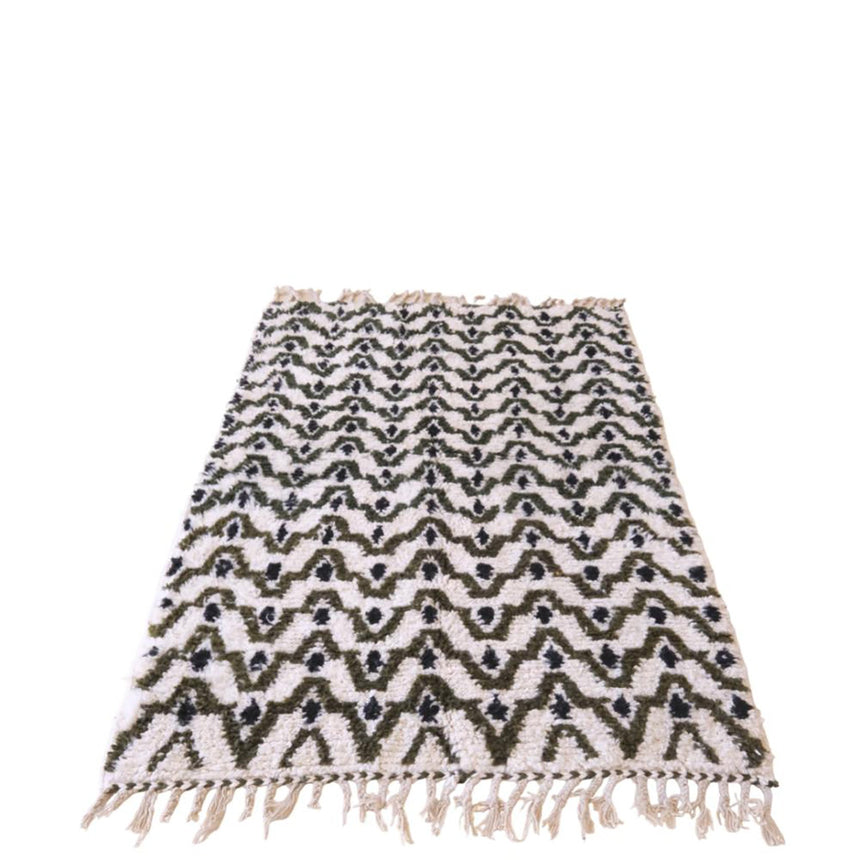 Tapis Berbere marocain pure laine 126 x 180 cm - AFKliving