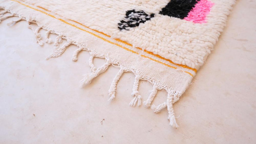 Tapis Berbere marocain pure laine 129 x 234 cm - AFKliving