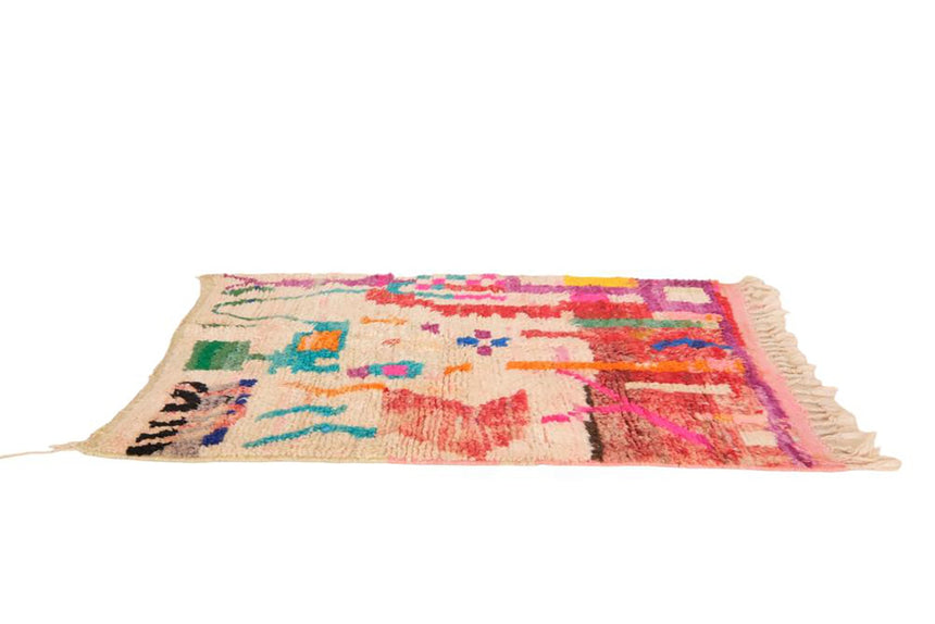 Tapis Berbere marocain pure laine 142 x 172 cm VENDU - AFKliving