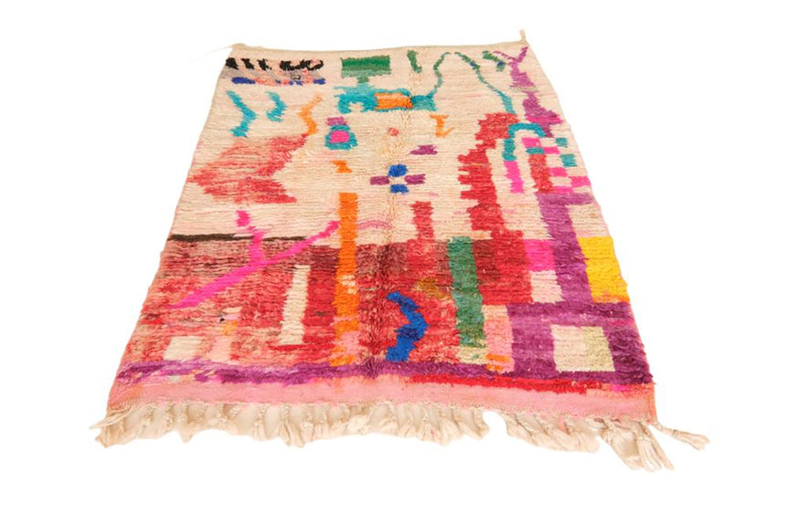 Tapis Berbere marocain pure laine 142 x 172 cm VENDU - AFKliving