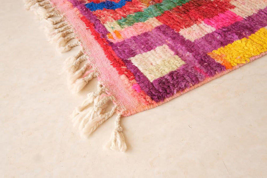 Tapis Berbere marocain pure laine 142 x 172 cm VENDU - AFKliving