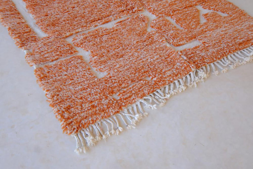 Tapis Berbere marocain pure laine 143 x 254 cm - AFKliving