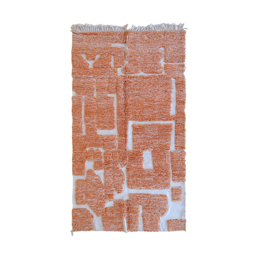 Tapis Berbere marocain pure laine 143 x 254 cm - AFKliving