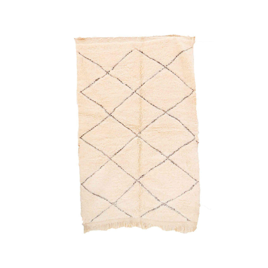 Tapis Berbere marocain pure laine 144 x 228 cm - AFKliving